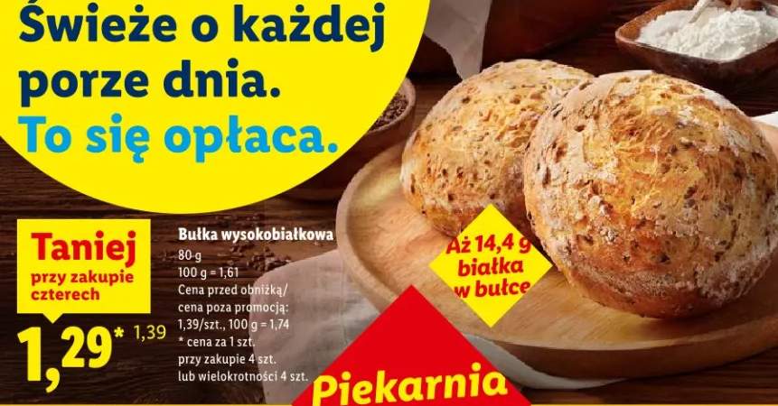 Bułka wysokobiałkowa