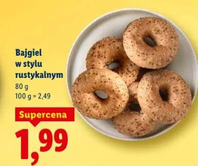 Bajgiel w stylu rustykalnym