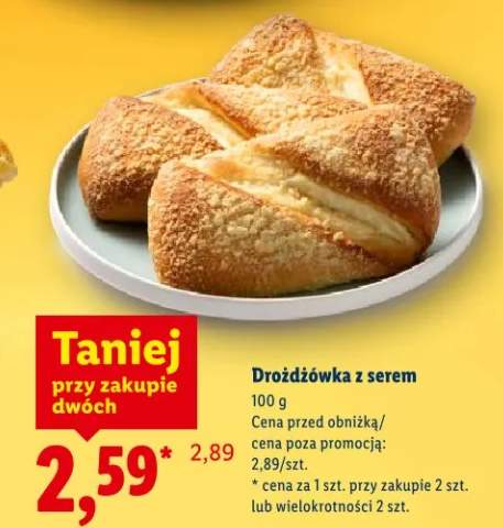 Drożdżówka z serem