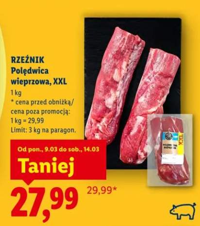 Polędwica wieprzowa, XXL