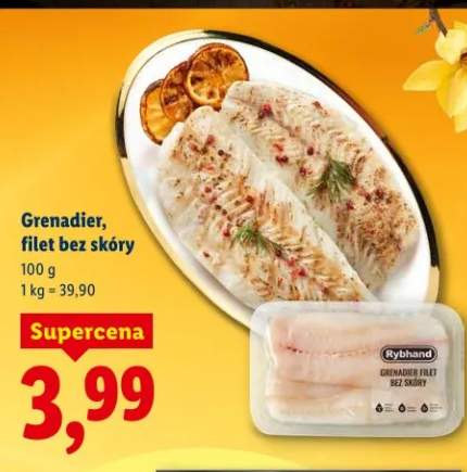 Grenadier filet bez skóry