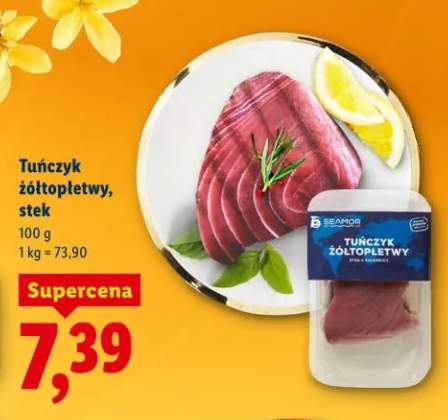 Tuńczyk żółtopłetwy stek