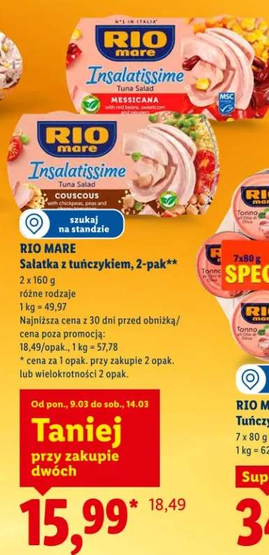 Sałatka z tuńczykiem 2-pak