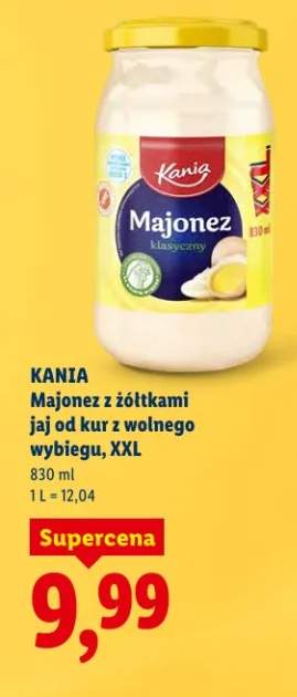 Majonez z żółtkami jaj od kur z wolnego wybiegu XXL