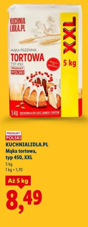 Mąka tortowa typ 450 XXL