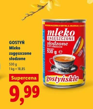 Mleko zagęszczone słodzone