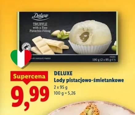 Lody pistacjowo-śmietankowe