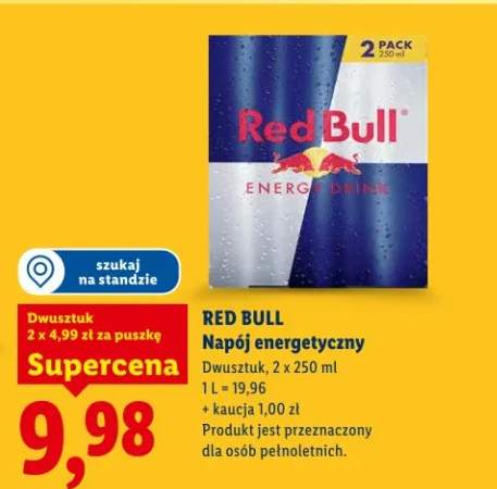 Napój energetyczny Red Bull