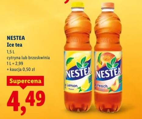 Ice tea Nestea cytryna lub brzoskwinia