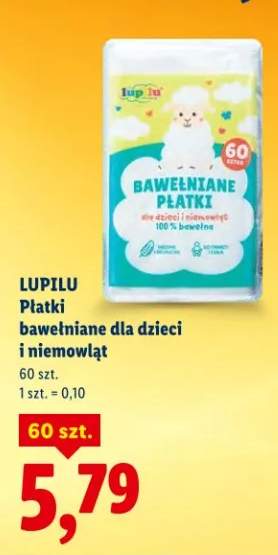 Płatki bawełniane dla dzieci i niemowląt