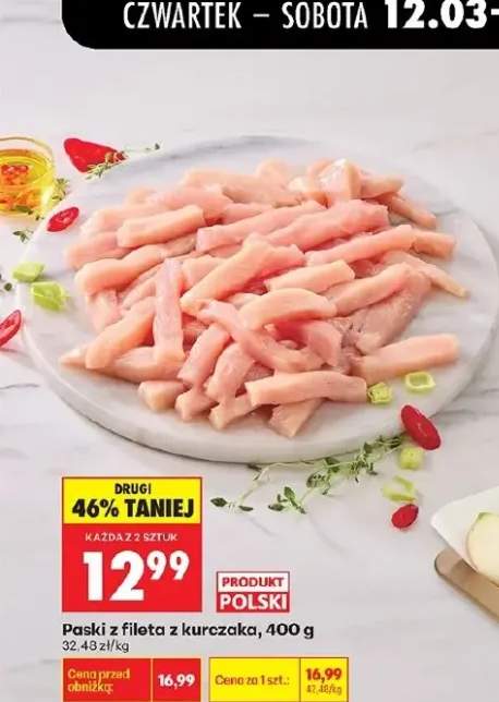 kurczak paski z piersi