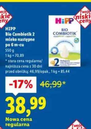 Mleko następne Bio Combiotik 2 po 6 m-cu