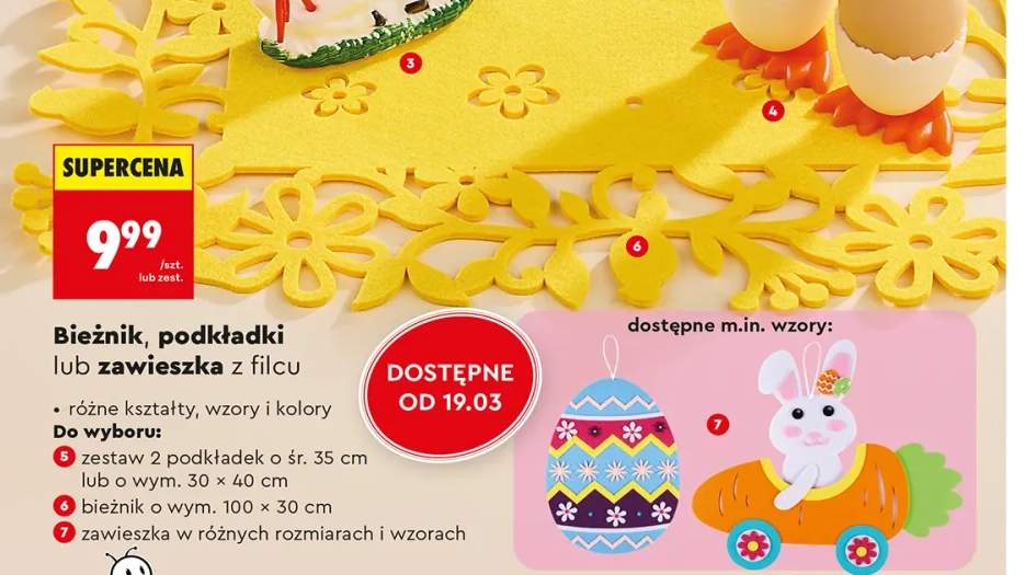 podkładka pod talerze