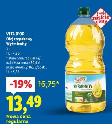 Olej rzepakowy Wyśmienity