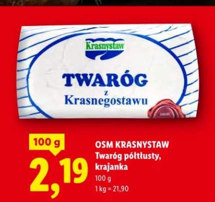 Twaróg półtłusty krajanka