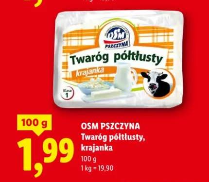 Twaróg półtłusty krajanka