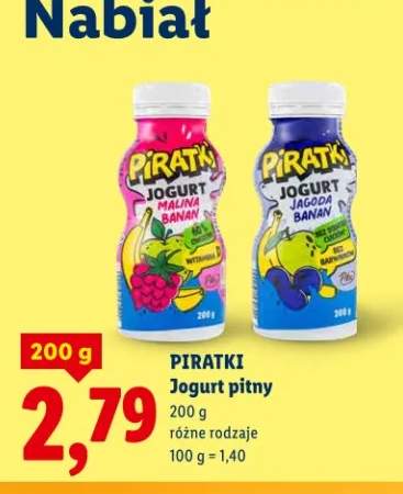 Jogurt pitny różne rodzaje