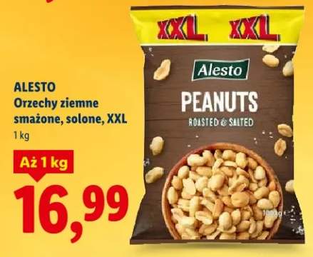 Orzechy ziemne smażone, solone, XXL