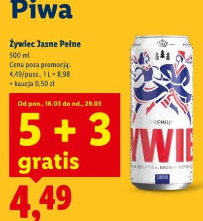 Piwo jasne pełne