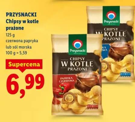 Chipsy w kotle prażone