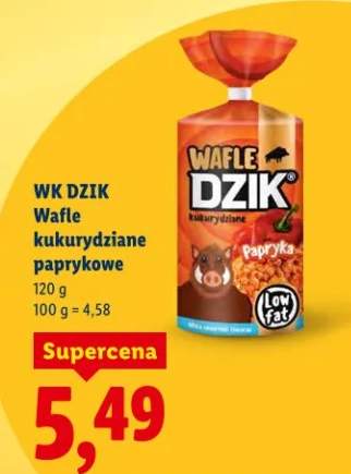 Wafle kukurydziane paprykowe