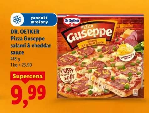 Pizza Guseppe salami & cheddar sauce