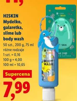 Mydełko, galaretka, slime lub body wash, różne rodzaje