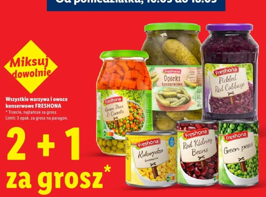 Warzywa i owoce konserwowe Kukurydza