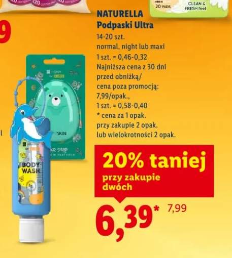 Podpaski Ultra, normal, night lub maxi