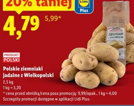 Ziemniaki jadalne z Wielkopolski