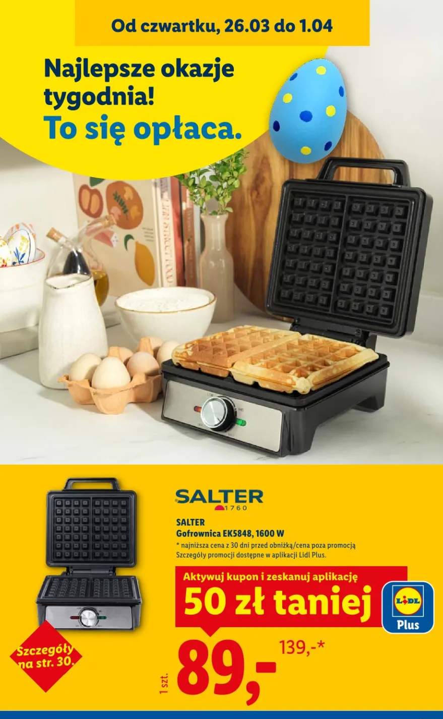 Gofrownica EK5848, 1600 W