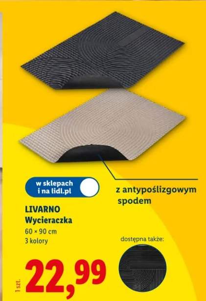 Wycieraczka z antypoślizgowym spodem