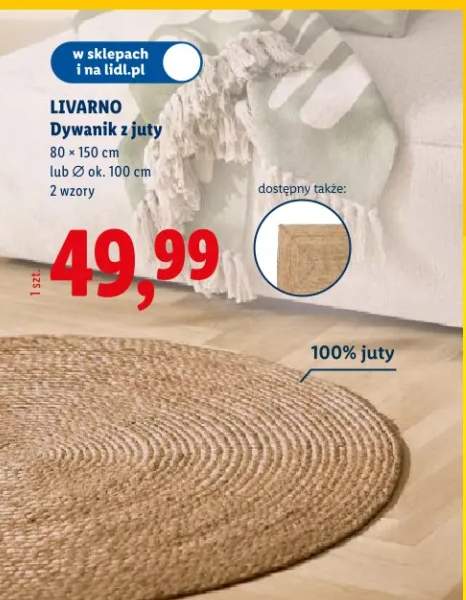 Dywanik z juty