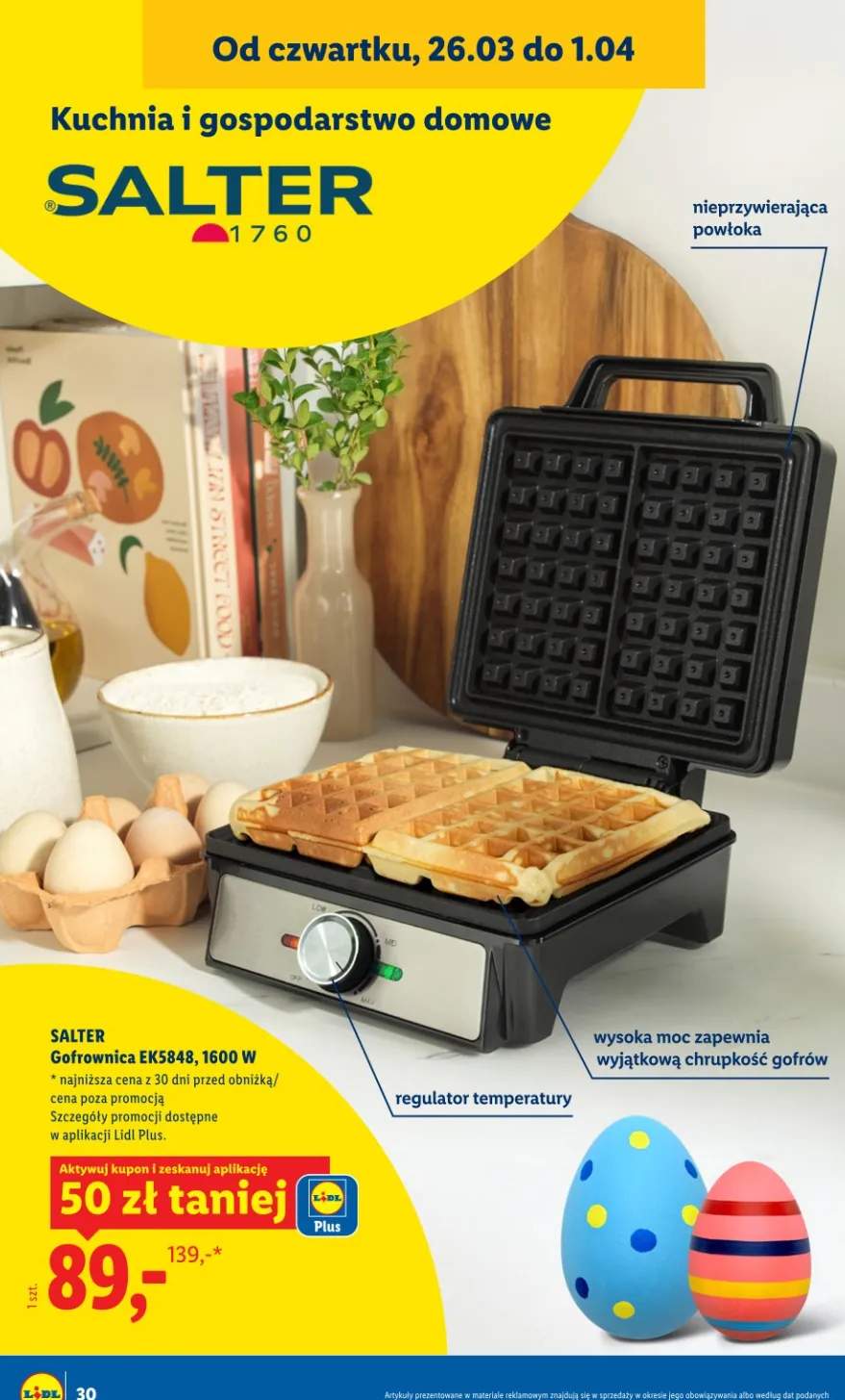 Gofrownica EK5848, 1600 W