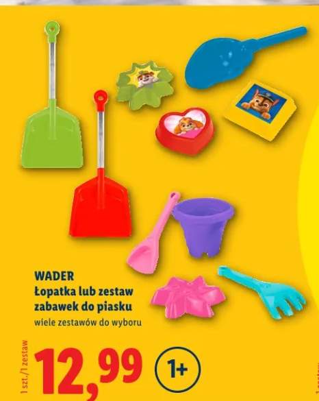Łopatka lub zestaw zabawek do piasku wiele zestawów do wyboru