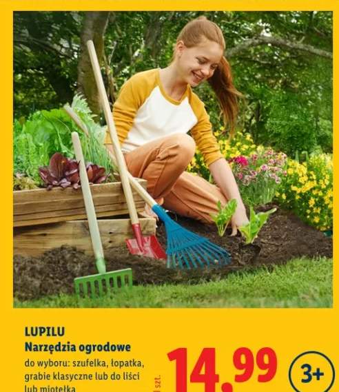 narzędzia ogrodowe dla dzieci