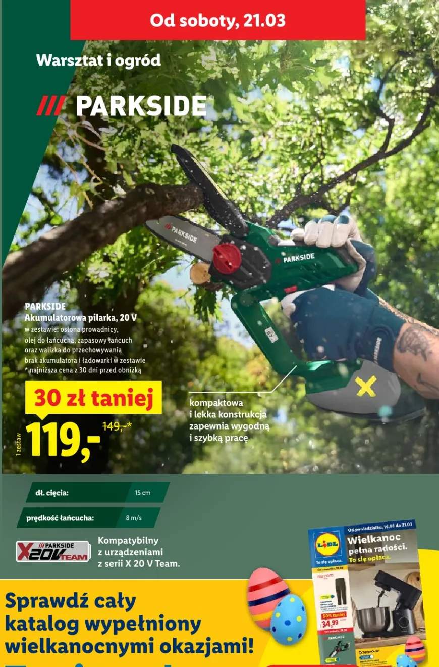 Akumulatorowa pilarka