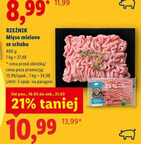 Mięso mielone ze schabu