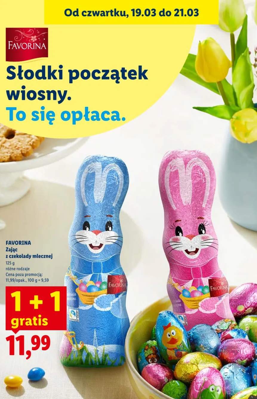Zając z czekolady mlecznej różne rodzaje