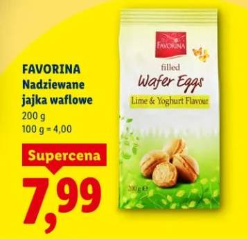 Nadziewane jajka waflowe