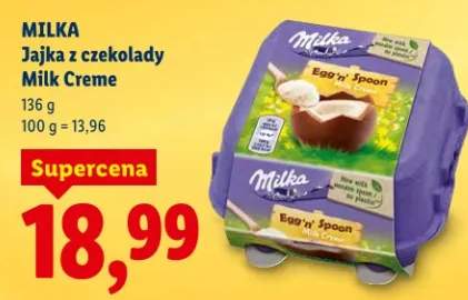 Jajka z czekolady Milk Creme