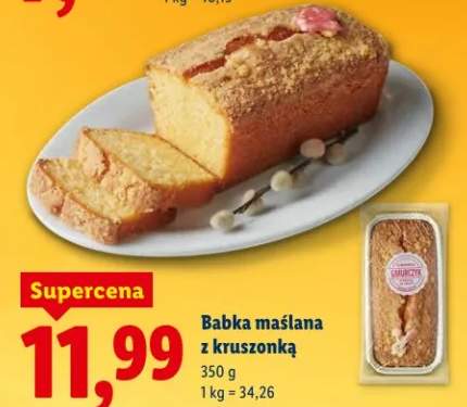 Babka maślana z kruszonką