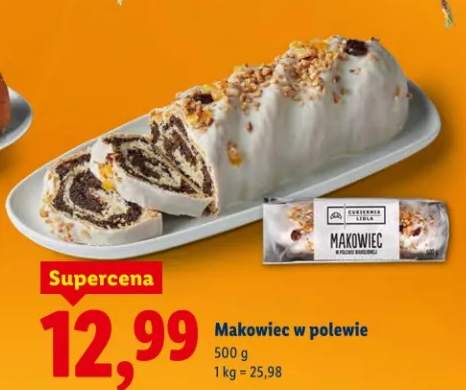 Makowiec w polewie