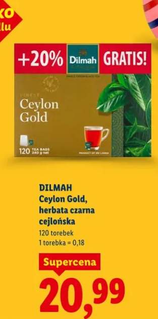 Herbata czarna cejlońska Ceylon Gold