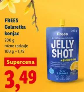 Galaretka konjac różne rodzaje
