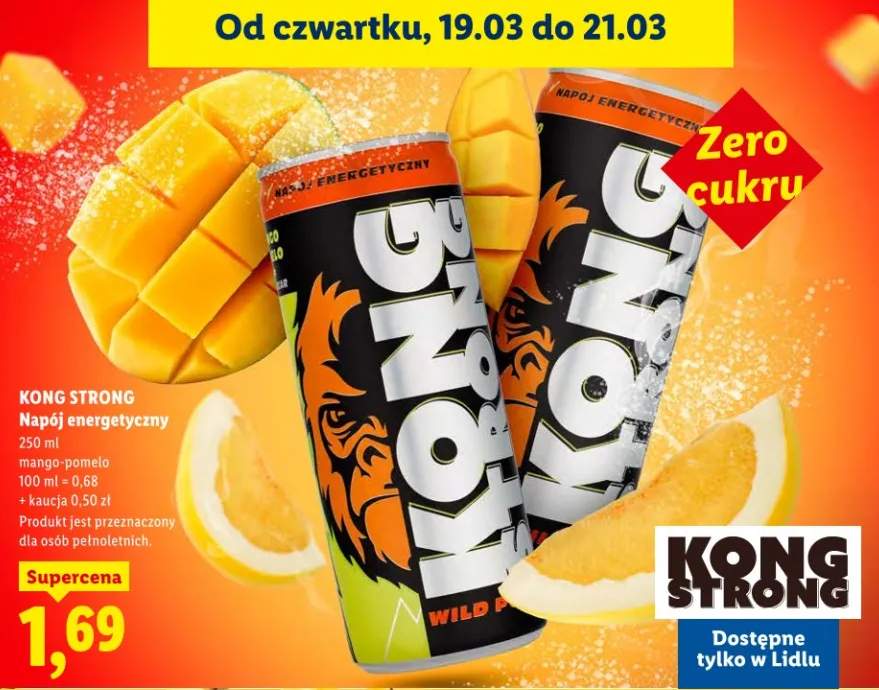 Napój energetyczny mango-pomelo