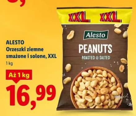 Orzeszki ziemne smażone i solone XXL