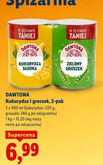Kukurydza i groszek 2-pak