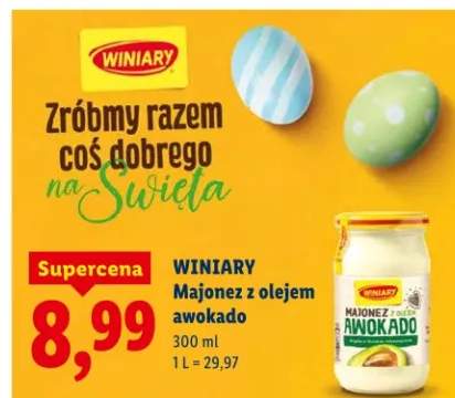 Majonez z olejem awokado