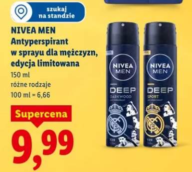Antyperspirant w sprayu dla mężczyzn, edycja limitowana, różne rodzaje